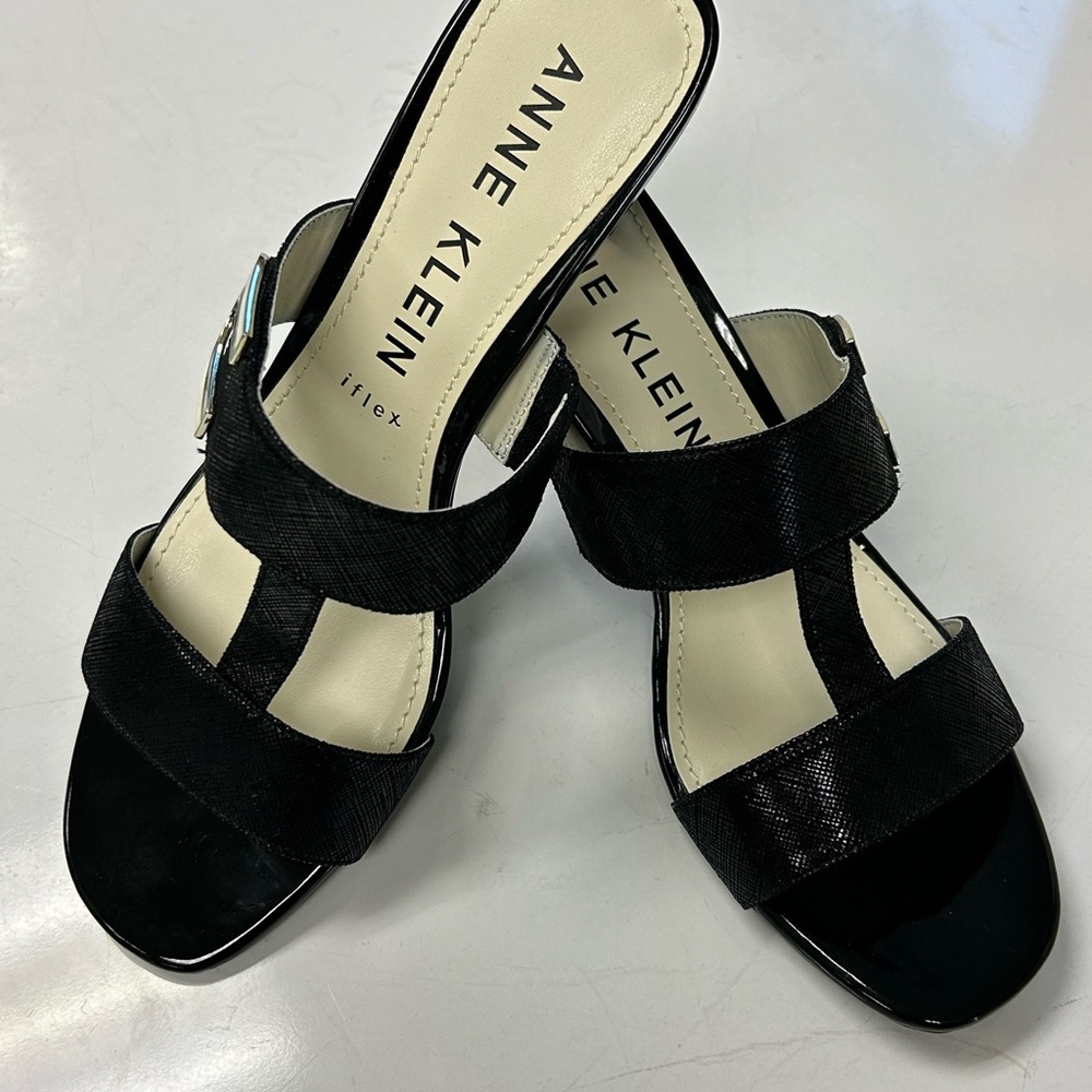 Gorgeous, Anne Klein iFlex Women Leather Strap Nala Heels Shoes ❤️ - Picture 5 of 7